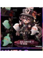 오리지널 신 게임 주변기기 Q버전 작은 호두 귀여운 장식품 손수 만든 친구 소년 생일 선물 인형 조각상 0