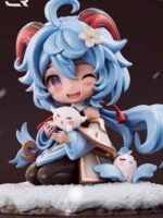 오리지널 신 게임 주변기기 Q버전 작은 호두 귀여운 장식품 손수 만든 친구 소년 생일 선물 인형 조각상 0 - 이미지 4