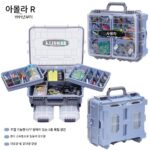 SAMOLLA 다기능 낚시 상자 낚시 장비 액세서리 보관 상자 두꺼워진 휴대용 낚시 상자 미끼 도구 상자