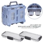 SAMOLLA 다기능 낚시 상자 낚시 장비 액세서리 보관 상자 두꺼워진 휴대용 낚시 상자 미끼 도구 상자 - 이미지 3