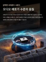 iFlytek 공식 플래그십 고휘도 6500루멘 레이저 프로젝터 홈 주간 4k 초고선명 홈시어터 사무실 컨퍼런스 프로젝터 B&B 호텔 야외 캠핑 KTV 전용 - 이미지 4