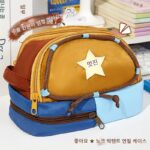 초대용량 텐트형 연필 케이스 ~ 2024년 신입 중학교 여초등학생 고가치 다층 문구 연필 케이스