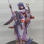 원신 임팩트 게임 주변기기 레이든 제너럴 핸드메이드 천둥과 침묵 2차원 미소녀 모델 장식품 생일 선물 - 이미지 2