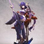 원신 임팩트 게임 주변기기 레이든 제너럴 핸드메이드 천둥과 침묵 2차원 미소녀 모델 장식품 생일 선물 - 이미지 4