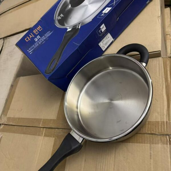 독일산 스테인리스 프라이팬 노스틱팬 코팅없음 연기없음 리벳냄비 플랫바텀 쿠킹팬 싱글이어팟