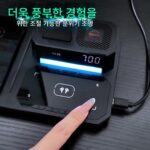 데스크탑 전기 접이식 6-in-1 무선 충전기 블루투스 스피커 시계 수직 스탠드 모바일 폰 무선 충전기 applewatch Apple watch iwatchse/s8/s9/s10에 적합 - 이미지 2