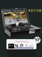 2025년 신형 19인치 접이식 조이스틱 홈 더블 플레이어 데스크탑 킹 오브 파이터스 아케이드 조이스틱 게임 콘솔 선물 - 이미지 4