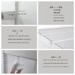 2.1m 폭 워크인 금속 옷장 벽 오픈 탈의실 옷 보관 선반 - 이미지 2