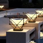 태양광 정원 기둥 조명 빌라 게이트 기둥 조명 미국 디자인 정원 기둥 조명 야외 벽등 - 이미지 2