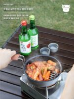 부빅 아웃도어 마이크로 압력솥 캠핑 티타늄 합금 휴대용 캠핑 냄비 조리기구 23인분 찐밥 마이크로 압력솥 - 이미지 4