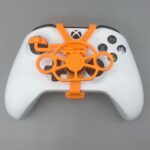 Xbox 시리즈 핸들 조이스틱 스티어링 휠은 레이싱 게임을 플레이하는 컴퓨터를 시뮬레이션합니다. 작은 스티어링 휠 핸들 브라켓 - 이미지 4