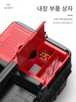 델릭시 하드웨어 도구 상자 초대형 보관 상자 대용량 전기 수리 상자 다기능 홈 - 이미지 5