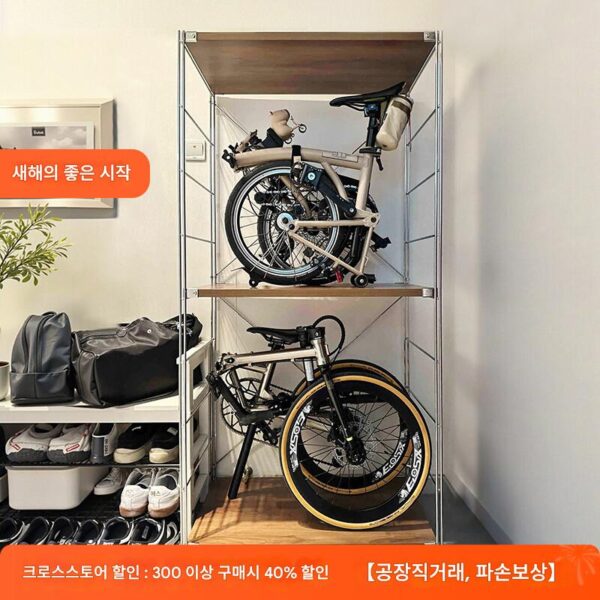 JC 청소년용품 접이식 자전거 자전거 보관대 주차대 소형 천 대항홀 보관 스테레오 차고