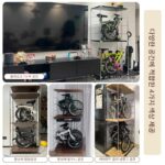 JC 청소년용품 접이식 자전거 자전거 보관대 주차대 소형 천 대항홀 보관 스테레오 차고 - 이미지 4