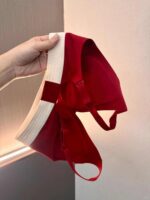 조디악 해에 여성을 위한 매끄러운 빨간 속옷, 신부가 가슴을 들어올리고 줄이며, 큰 가슴이 작아 보이는, 모인 브라 세트 - 이미지 2