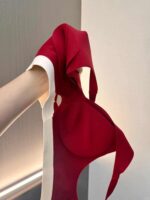 조디악 해에 여성을 위한 매끄러운 빨간 속옷, 신부가 가슴을 들어올리고 줄이며, 큰 가슴이 작아 보이는, 모인 브라 세트 - 이미지 4