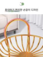 독일 Youmi 과일 접시 조명 고급 거실 커피 테이블 사탕 접시 다층 보관 상자 가정용 바구니 과일 바구니 고급 간식 - 이미지 3