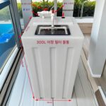 식품 등급 가정용 사각형 플라스틱 물 순환 필터 어항 갇힌 물 교체 버킷 살아있는 물고기 번식 물 정화 물 저장 탱크 - 이미지 3