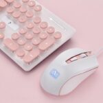 신맹 기계식 느낌 키보드 마우스 세트 유선 게임 사무실 홈 비즈니스 여자 노트북 데스크탑 - 이미지 5