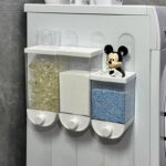 세탁세제 보관함 프레스 가정용 대용량 특수 벽면형 방습 세탁물 응축 비즈 유물 보관함 - 이미지 2