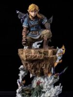 젤다의 전설 게임 애니메이션 주변 장식품 링크 링크 GK 수제 2차원 모델 동상 선물 - 이미지 3