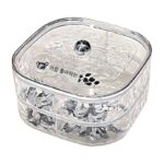 일본 MUJIE 하이엔드 라이트 럭셔리 밀폐형 과일 접시 홈 거실 커피 테이블 과일 접시 사탕 상자 간식 디스플레이 접시 - 이미지 5