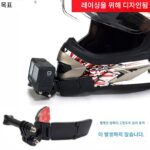 gopro9/10/11 모터사이클 라이딩 액세서리 DJI 액션 스포츠 카메라 헬멧 턱 브라켓에 적합