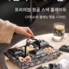 일본 MUJIE 라이트 럭셔리 과일 접시 거실 홈 간식 사탕 커피 테이블 견과류 보관 상자 새해 말린 과일 접시