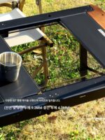 Shanyebulin/GuideSeries 야외 캠핑 IGT 테이블 강화 유리 36X25 유닛 보드 - 이미지 5