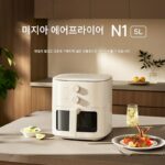 샤오미 미지아 에어프라이어 N1 5L 대용량 비주얼 노플립 오일프리 다기능 오븐