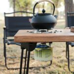 올드 엘름 야외 티테이블 접이식 티테이블 야외 휴대용 여행 소형 캠핑 테이블 안뜰 스토브 티 - 이미지 3