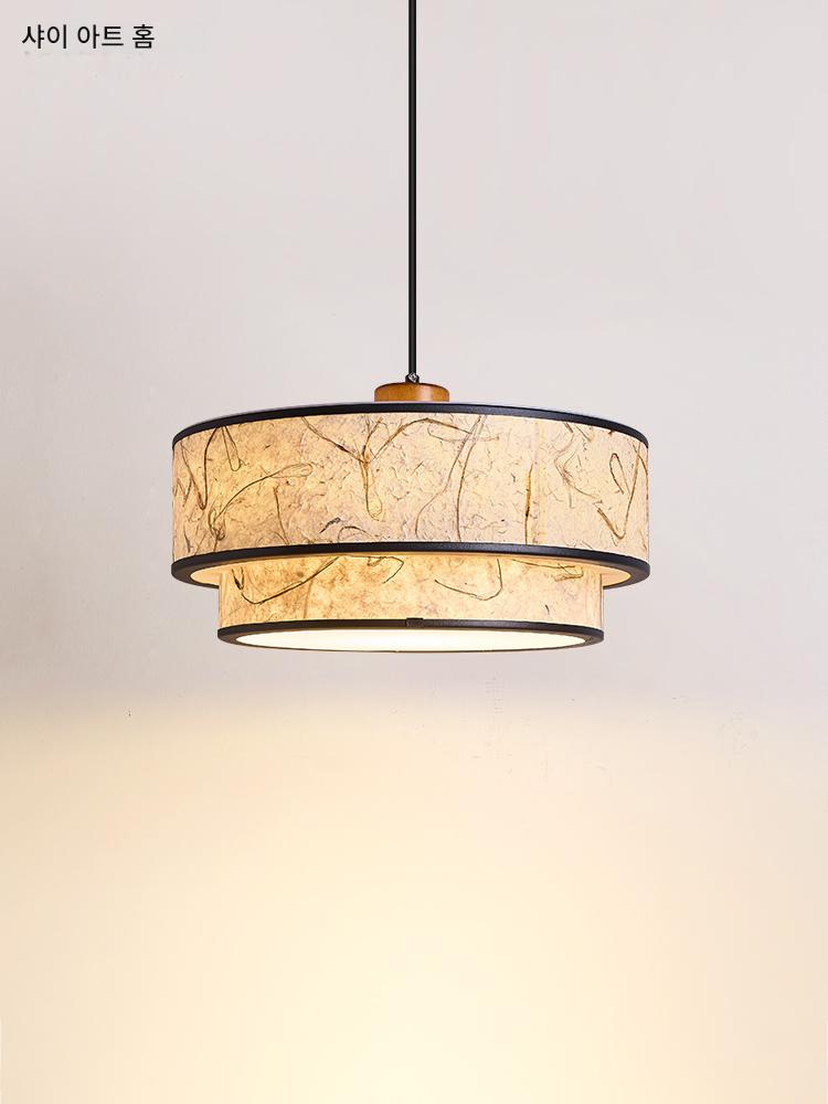 main_865811478072_0-1 중세 스타일 쌀 종이 레스토랑 샹들리에 일본식 선 티룸 티 테이블 램프 고급 와비사비 레트로 홈스테이 램프 - 이미지 1