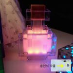 내 세계 토치 램프 벽걸이 주변 게임 레드스톤 광산 D 토치 작은 야간 램프 MC 장난감 색상 변경 병 충전 - 이미지 3