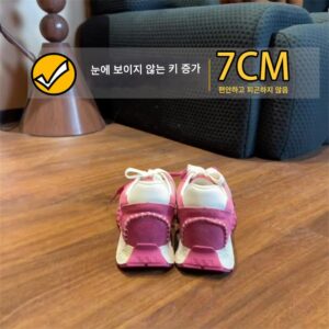 레트로 프로스트 컬러 매칭 소형 덱슨 슈즈 여성용 2025년 봄 신상품 일상 출퇴근 캐주얼 스포츠화 트렌드