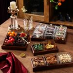 독일 과일 접시 거실 홈 유리 티테이블 간식 말린 과일 사탕 간식 접시 디저트 보관 상자 - 이미지 4