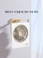 FARADAY Faraday 접이식 팬 휴대용 소형 팬 무소음 벽걸이 팬 소형 팬 데스크탑 - 이미지 3