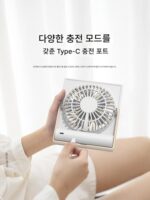 FARADAY Faraday 접이식 팬 휴대용 소형 팬 무소음 벽걸이 팬 소형 팬 데스크탑 - 이미지 4