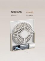 FARADAY Faraday 접이식 팬 휴대용 소형 팬 무소음 벽걸이 팬 소형 팬 데스크탑 - 이미지 5