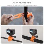 GOPRO13 스포츠 카메라 고정 클립 360도 스티어링 탄성 스트랩 사이클링 낚시 촬영 브라켓에 적합 - 이미지 2