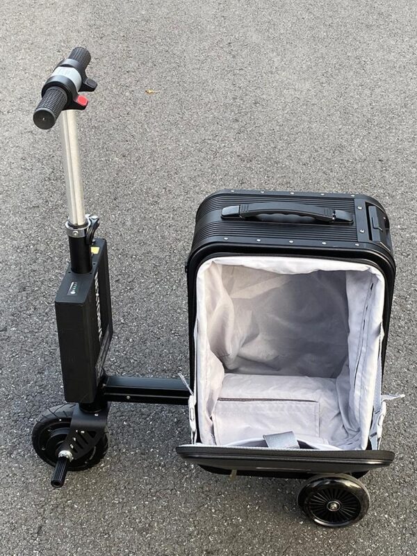 남성 및 여성을 위한 새로운 스마트 전기식 탑승형 가방 20인치 유인 여행용 탑승 카트 케이스