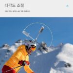 DJI Action5Pro/4/3 유연한 접착베이스 스키 헬멧 스포츠 카메라 브라켓 센터 콘솔에 적합 - 이미지 3