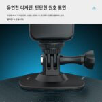 DJI Action5Pro/4/3 유연한 접착베이스 스키 헬멧 스포츠 카메라 브라켓 센터 콘솔에 적합 - 이미지 5