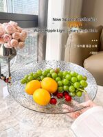일본 세이코 과일 접시 거실 커피 테이블 가정용 과일 접시 가벼운 고급 고급 바구니 말린 과일 멜론 씨앗 사탕 상자 고가치