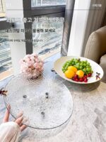 일본 세이코 과일 접시 거실 커피 테이블 가정용 과일 접시 가벼운 고급 고급 바구니 말린 과일 멜론 씨앗 사탕 상자 고가치 - 이미지 3