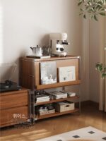 TV 옆 수납장 거실 중고 커피 머신 스테인리스 스틸 잡지 보관장 소파 옆 사이드 캐비닛