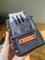 교체 가능한 캔버스 내부 포켓, 내부 코어, 보관장, 여권 가방, 카드북, 펜 가방, 다기능 A5 A6 노트북