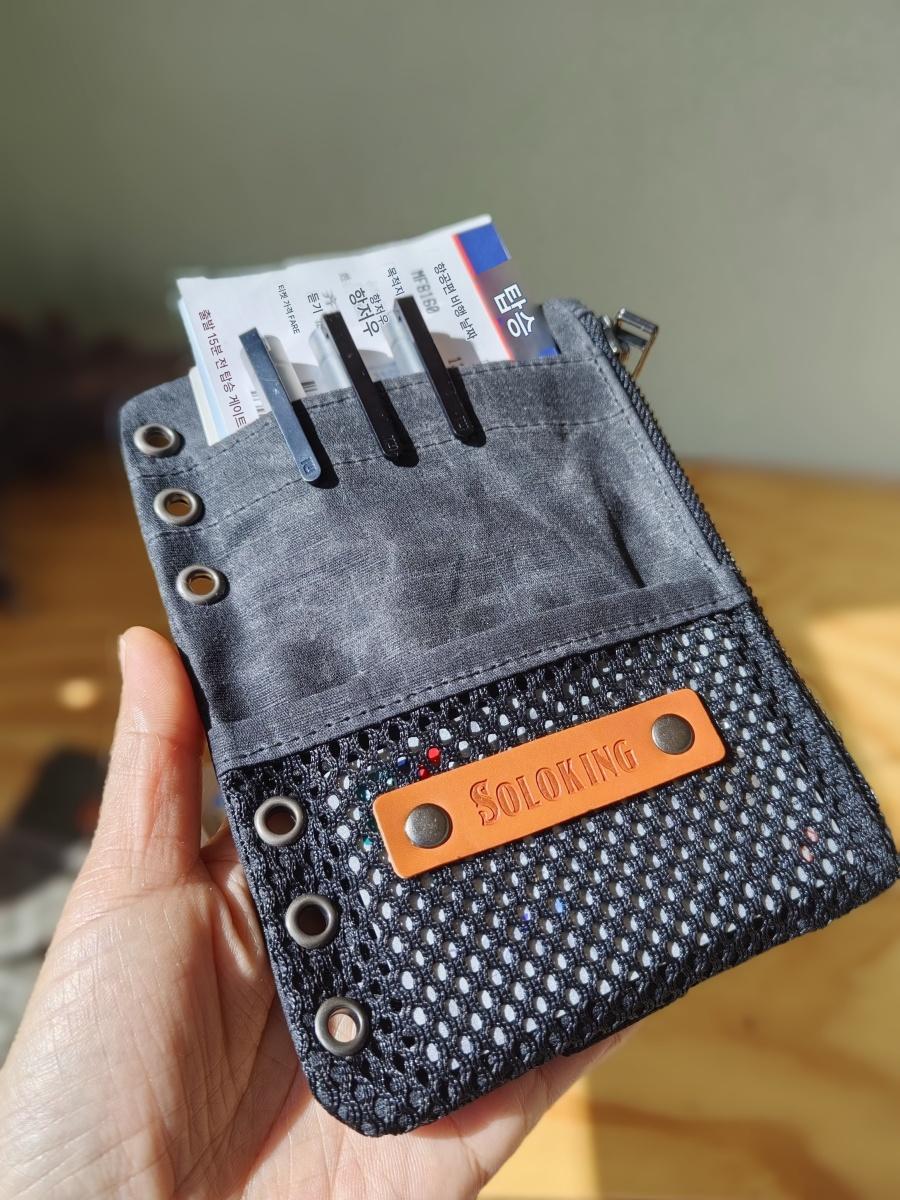 main_867961506016_0-1 교체 가능한 캔버스 내부 포켓, 내부 코어, 보관장, 여권 가방, 카드북, 펜 가방, 다기능 A5 A6 노트북 - 이미지 1