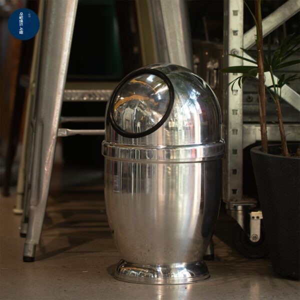 쌀 보관 DULTON 금속 알루미늄 쓰레기통 원형 심플 크리에이티브 2중 레이어 보관함