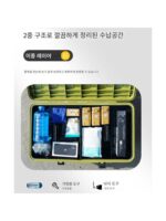 야외 캠핑 박스카 차량용 특대형 야생 캠핑 보관함 보관함 좌석 낚시함 대용량 보관함 - 이미지 4