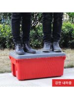 야외 캠핑 박스카 차량용 특대형 야생 캠핑 보관함 보관함 좌석 낚시함 대용량 보관함 - 이미지 5